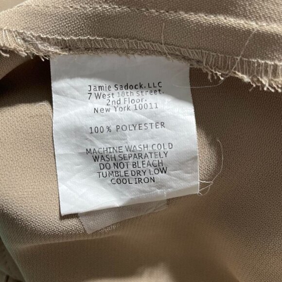 Jamie Sadock 12 Golf Skirt Skort Khaki Beige Tennis Pickle Ball - Picture 6 of 7